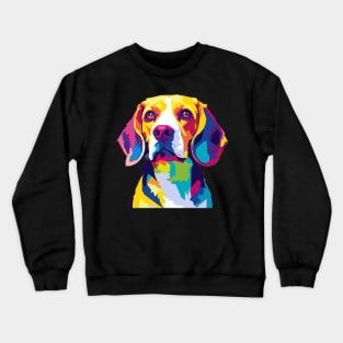 Beagle Pop Art - Dog Lover Gifts Crewneck Sweatshirt
